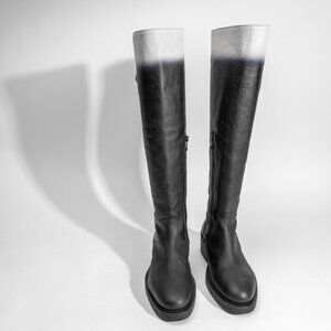 New Ann Demeulemeester ombré knee high boots